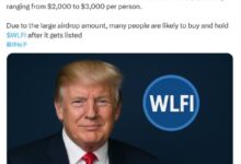 WLFI或将在宰牲节后上线,传言中的USD1空投或超过2000美元!-WLFI中文网