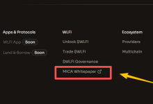 重磅！刚刚WLFI官网添加MiCA Whitepaper-WLFI中文网