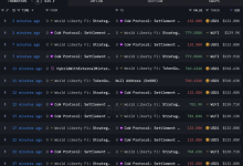 WLFI过去5小时花费779万美元买入4656万枚WLFI-WLFI中文网